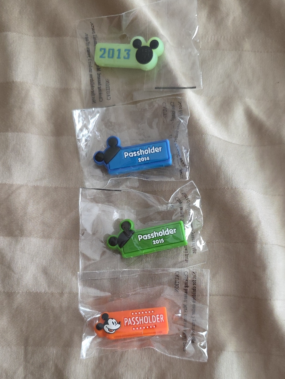 Vintage Disney Annual Passholder Magic Band Sliders